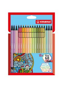 Stabilo, Malstifte, Pen 68 Premium-Filzstift (18x)