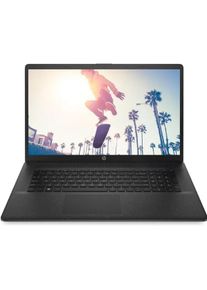HP 17,3" FHD IPS Laptop schwarz N200 8GB/512GB SSD nOS 17-cn3424ng (17.30", 512 GB, 8 GB, Deutschland), Notebook, Schwarz