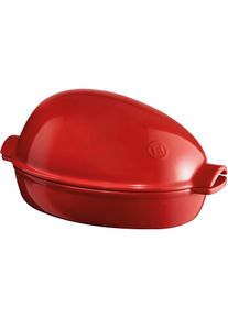 Emile Henry EH349544 Br&auml;ter, Keramik, Keramik, Grand Cru, x-Large, Pfanne + Kochtopf, Weiss