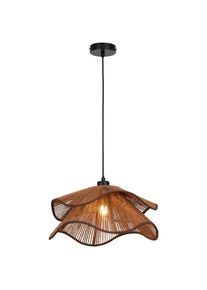 Collet's Monde H&auml;ngeleuchte, Braun, Metall, Papier, Kreise, Blume, 120 cm, RoHS, CE, Lampen & Leuchten, Innenbeleuchtung, H&auml;ngeleuchten, Pendelleuchten
