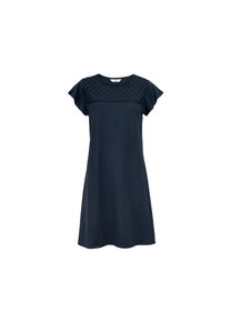 Tchibo - Jerseykleid mit Lochstickerei - Damen - Gr. XL - dunkelblau