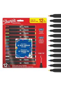 sharpie Creative Acrylic Marker Assorted Colours Fine tip 12-Blister