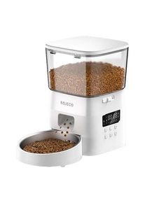 Rojeco 2L Automatic Pet Feeder Button Version (White)