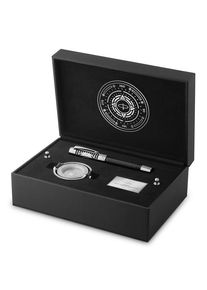 Parker Duofold Legacy of Flight Collection C.T. Fountain pen F 18K Gold nib Black ink + Convertor