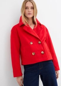 Veste style trench courte et oversize - rouge - taille 56 - bonprix