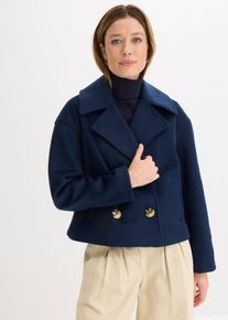 Veste style trench courte et oversize - bleu - taille 48 - bonprix