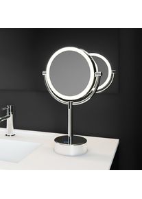 Cosmic Essentials Miroir cosm&eacute;tique, avec &eacute;clairage, grossissement x 5, WJC292A0088001, 2920188