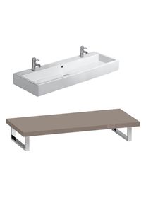 Duravit XViu Plan de toilette, XV102C04949#146,6+04541200261,