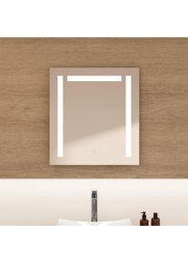 rivea Bahri Miroir avec &eacute;clairage l : 60 cm, avec &eacute;clairage direct, BR2037MI,