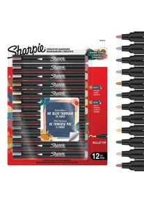 sharpie Creative Acrylic Marker Warm Tones Bullet tip 12-Blister