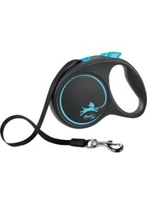 Flexi Black Design L leash 5 m 50 kg blue