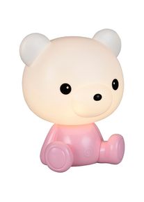 REALITY LEUCHTEN LED Tischleuchte &raquo;CUTIE, Kinderzimmer Tischleuchte Nachttischleuchte B&auml;ren Optik, RGB&laquo; LED-Board 1 Stk. RGB Warmwei&szlig; 0,3W 30 Lumen 