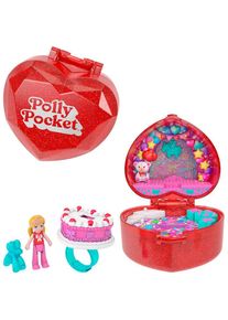 Polly Pocket Spielwelt &raquo;Mattel 80th Anniversary Ruby Red Ring Box Collector Compact&laquo;