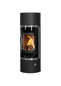 Oranier Kaminofen &raquo;&raquo;Arena W+ 2.0&laquo;&laquo; 2 Stk. tlg. Stahl, Abdeckplatte aus Stahl, schwarz