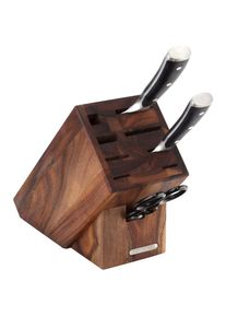CONTINENTA Messerblock 1 Stk. Akazie, 22x11,5x22cm