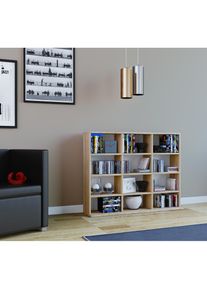 Vcm Standregal &raquo;Holz CD DVD Standregal B&uuml;cherregal Regal Megosa L&laquo; 1 Stk. tlg.