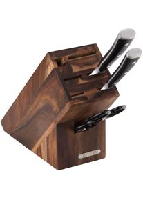 CONTINENTA Messerblock 1 Stk. Akazie, 22x9,5x20cm