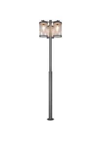 Trio Leuchten Au&szlig;en-Stehlampe &raquo;SAMBESI, Gro&szlig;e Garten Stehleuchte H&ouml;he 240cm, IP44 D&auml;mmerungssensor&laquo; E27 1 Stk. warmwei&szlig; - kaltwei&szlig; Outdoor Stehlampe 3