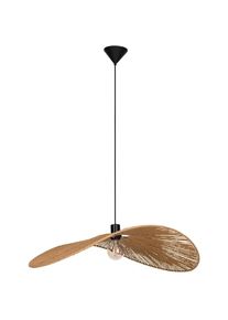 Eglo H&auml;ngeleuchte &raquo;Siruela H&auml;ngelampe, Esszimmerlampe, Papier und Metall, E27, Lampe&laquo; E27 1 Stk. H&auml;ngeleuchte - L80 x B60 x H110 cm - schwarz - 1X42W 