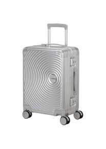 American Tourister Hartschalen-Trolley &raquo;SOUNDBOX ALU, verschiedene Gr&ouml;&szlig;en und Farben&laquo; 39 l 4 Rollen Hartschalen-Koffer zwei TSA-Schl&ouml;sser Aluminium-