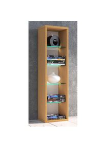 Vcm &raquo;Holz CD DVD Stand Aufbewahrung Deko Regal Rasato L&laquo; 1 Stk. tlg.