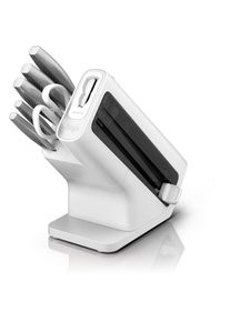 Ninja Messerblock &raquo;Ninja StaySharp Messerblock mit integriertem Schleifer K62006EUWH&laquo; 7 Stk. rostfreier deutscher Edelstahl, Erl-Design, integrierter 