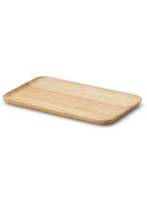 CONTINENTA Tablett &raquo;rechteckig, Gummibaum 22x13x1,2cm&laquo; rechteckig, Gummibaum 22x13x1,2cm