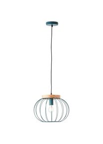 Brilliant Pendelleuchte &raquo;Sorana&laquo; E27 1 Stk. H&auml;ngeplampe, 130 cm H&ouml;he, &Oslash; 35,5 cm, E27, k&uuml;rzbar, Metall/Holz