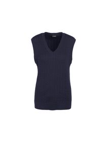 GOLDNER Pullunder &raquo;Pullunder mit zeitlosem Zopfmuster&laquo; Tolles Kombinationstalent blau, Gr&ouml;&szlig;e 40