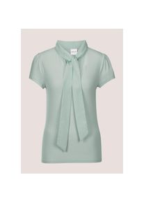 Madeleine Mode MADELEINE Kurzarmshirt &raquo;Blusenshirt Kurzarmoberteil mit Schluppe&laquo; Glanzb&auml;nder die zur Schluppe gebunden werden gr&uuml;n, Gr&ouml;&szlig;e 40