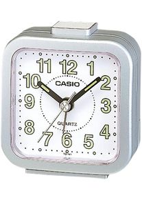 Quarzwecker Casio, silber (silberfarben), Wecker, Quarzwecker, Wecker, Reisewecker, Leuchtzeiger, Geschenkidee, Schlafzimmer