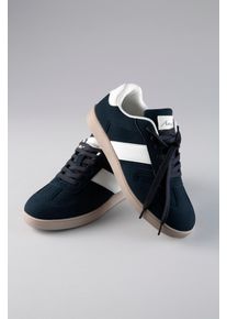 Sneaker ANISTON SHOES, Damen, Gr. 36, navy, wei&szlig;, Lederimitat, Schuhe Sneaker, Freizeitschuh, Halbschuh, Schn&uuml;rschuh - NEUE KOLLEKTION