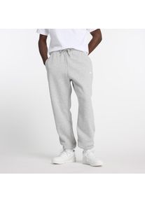 Jogginghose New Balance "SPORT ESSENTIALS FLEECE JOGGER", Herren, Gr. L, N-Gr, grau (athletic grau), Obermaterial: 60% Baumwolle, 40% Polyester, Hosen Jogginghose, mit Eingrifftaschen, lockere Passform