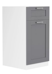 Unterschrank Vcm "K&uuml;chenschrank 40 cm Unterschrank Schublade Colura", schwarz (wei&szlig;, anthrazit), B:40cm T:46cm, Obermaterial: 100% Holz Wood., Schr&auml;nke, Unterschrank
