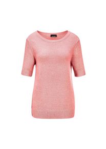 GOLDNER Rundhalspullover &raquo;Kurzgr&ouml;&szlig;e Pullover&laquo; Rippenb&uuml;ndchen orange, Gr&ouml;&szlig;e 24