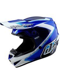 Troy Lee Designs GP Shutter, motocross helmet , color: Blue/Dark Blue/White , size: XXL