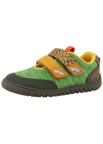 Barfu&szlig;schuh Lurchi "Benny Barefoot", Jungen, Gr. 25, gr&uuml;n, curry, Textil, Schuhe Barfu&szlig;schuh, Halbschuh, Klettschuh, Gr&ouml;&szlig;enschablone zum Download