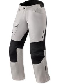 Revit Convergent H2O, pantalon textile imperm&eacute;able pour femmes , couleur: Gris Clair/Noir , taille: 34