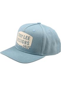 Troy Lee Designs Stamp Curved Snapback, czapka , kolor: Błękitny , rozmiar: Jeden Rozmiar