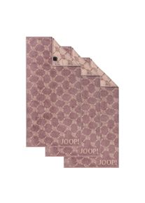 JOOP! Handtuch JOOP "Handtuch Classic / Infinity / Signature 3er Pack", pink (rosa cornflower), B:50cm, Obermaterial: 100% Baumwolle CO., Handt&uuml;cher, Handtuch