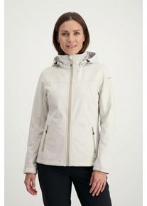 Softshelljacke Icepeak "BOISE", Damen, Gr. 36, powder, Obermaterial: 100% Polyester, Jacken Softshelljacke