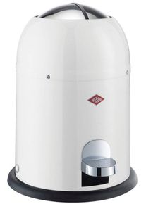 Kosmetikeimer Wesco "Mini Master", wei&szlig;, B:26,4cm H:36cm T:26,4cm, Stahlblech, M&uuml;lleimer, Kosmetikeimer, 6 Liter
