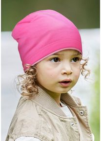 Beanie MaxiMo, Baby, Gr. 57, pink, Baumwollmischung, M&uuml;tzen Beanie, UV-Schutz 50+ sch&uuml;tzt Kinder zuverl&auml;ssig vor Sonnenstrahlen