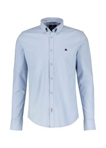 Langarmhemd Lerros "Oxfordhemd, unifarben", Herren, Gr. XL, Normalgr&ouml;&szlig;en, blau (light blau), 100% Baumwolle, Hemden Langarmhemd