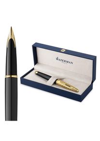 Waterman Car&egrave;ne 'The Opera Collection' Black & Gold G.T. Fountain pen F Blue ink