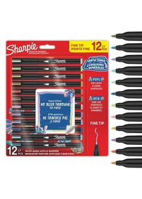 sharpie Creative Acrylic Marker Earth Tones Fine tip 12-Blister