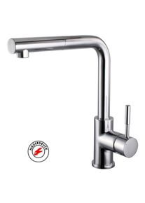 AqvaZone AqvaKitchen Sp&uuml;ltischarmatur 082160750 chrom, Niederdruck, mit Geschirrbrause