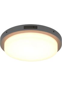 Trio Leuchten, LED Au&szlig;en-Wandleuchte &raquo;BERMEJO, Hausnummer Leuchte mit Bewegungsmelder IP54 Fassadenleuchte&laquo; LED-Board 1 Stk. Farbwechsler warmwei&szlig; - 