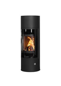 Oranier, Kaminofen &raquo;&raquo;Arena W+ 2.0&laquo;&laquo; 2 Stk. tlg. Stahl, Abdeckplatte aus Speckstein, steingrau, schwarz, Massiver Gussboden