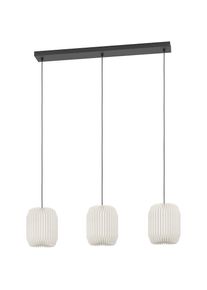 Eglo, H&auml;ngeleuchte &raquo;BELGRAVE Pendellampe - Stahl - E27 - 3X40W - IP20&laquo; E27 1 Stk. H&auml;ngelampe, Deckenlampe, Wohnzimmer, Esszimmer, L88 x B18 x H110 cm,